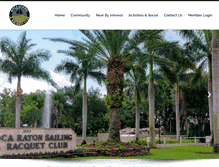 Tablet Screenshot of bocaratonsailing.com